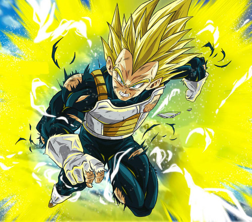 Figura Dragon Ball Z Vegeta Gigante Saiyan En Pedestal 28cm