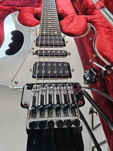 Ibanez Jem 77b Rmr Mirror Bad Horsie Steve Vai 2010 Japan Destro Prateado Pau-rosa (Usado)
