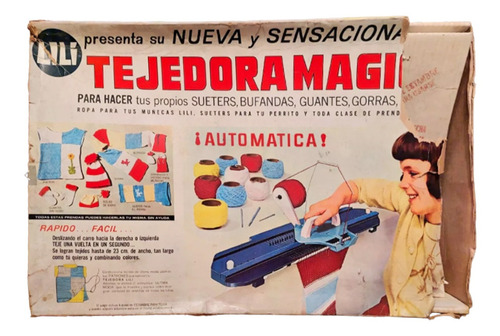 Tejedora Mágica Automática De Lili Ledy De Los 60s