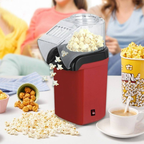 Pipoqueira Elétrica Sem Oleo Com Ar Quente 1200w -