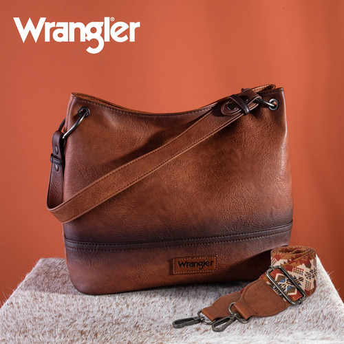 Hobo Bag Montana West Wrangler Wg20-918br Leather For Women