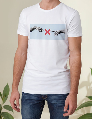 Social Distancing | Playera De Hombre Con Estampado Digital
