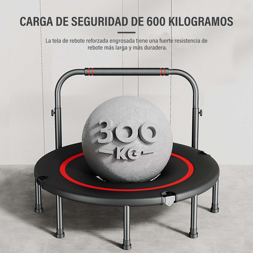 Trampolín De Ejercicio Fsbc91-mx Fitness Aerobico Con Mango