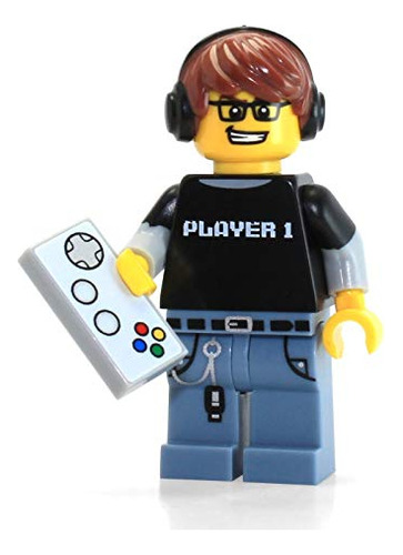 Minifigura Coleccionable Lego Series 12 71007 Videojuego Guy