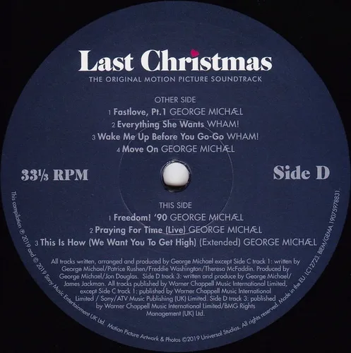 Vinilo 2x George Michael & Wham! Last Christmas Soundtrack