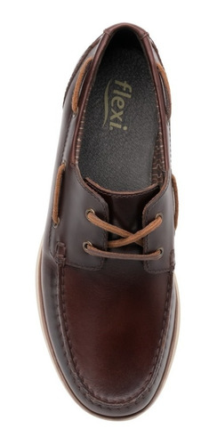 Imagen 7 de 8 de Zapato Flexi Hombre 403601 Nogal Casual Playa