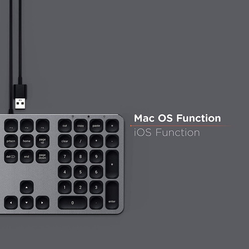 Imagen 9 de 10 de Teclado Satechi Con Teclado Numerico Usb / Ingles / No Apple / Satechi Oficial / Garantia / Factura A Y B /