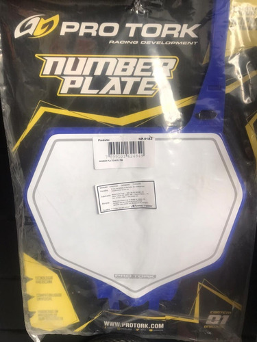 Porta Número Pro Tork ! Start Motos 32