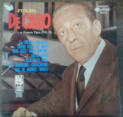 Julio De Caro Y Su Orquesta Tipica * Vol 2 * Lp *