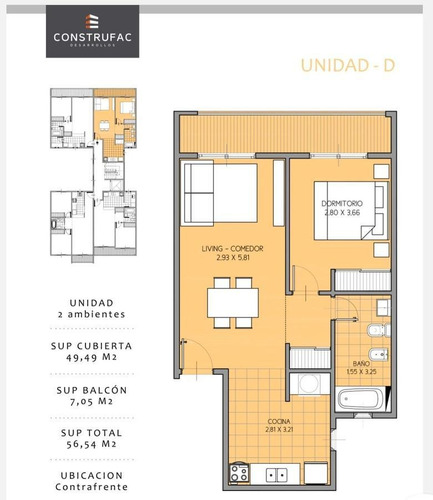 Imagen 4 de 4 de Departamento De 2 Ambientes En Villa Bosch