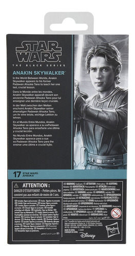 Anakin Skywalker Star Wars Ahsoka Black Series Hasbro Muñeco