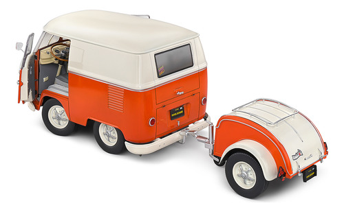 Volkswagen Kombi T1 Kool 1950 1:18 Solido Laranja