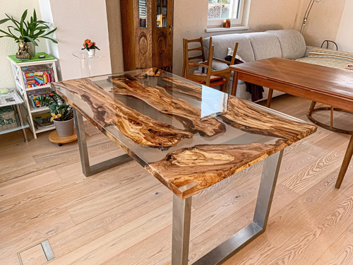Resina Epoxica 2 Litros 1x1 Transparente De Alto Brillo