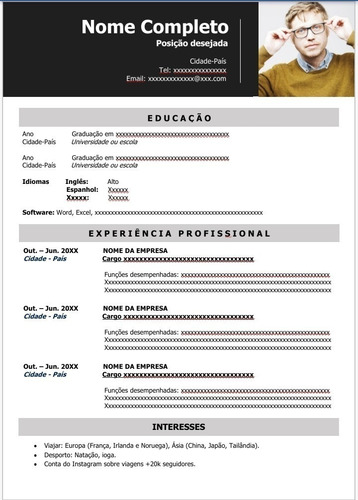 100 Modelos De Currículo Profissional Editáveis No Word