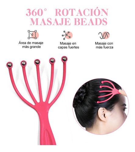 X Cepillo Peine Para Cabello Set, Masajeador Cuero Cabelludo