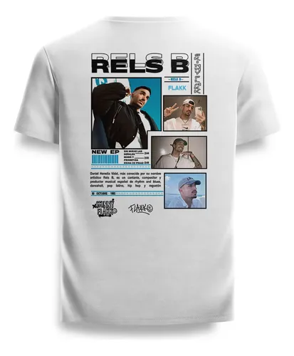 Playera Rels B Playera Rels B Skinny Flakks Unisex Algodon Estilo Urbano 25 | Meses ...