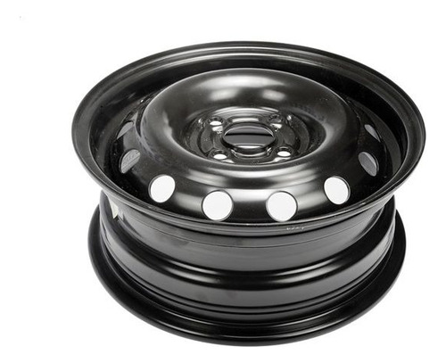 Rines Acero 14x5.5 Para Chevrolet Aveo 1.6l 2008 A 2017 Color Negro