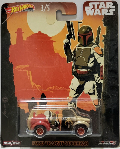 Ford Transit Supervan 3/5 Star Wars Hot Wheels Mattel 