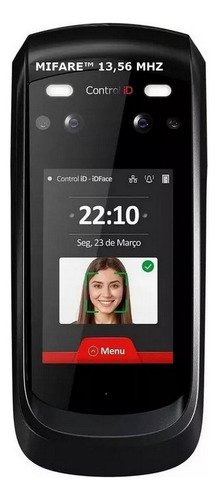 Controlador De Acesso Facial Idface Lite Rfid 13,56 Mhz