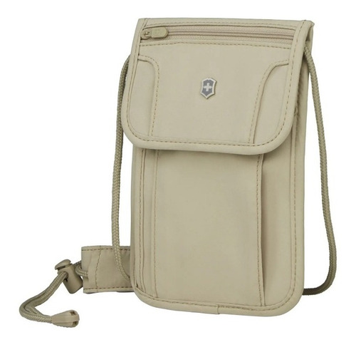 Bolso Security Pouch Protección Rfid Beige Victorinox 610604