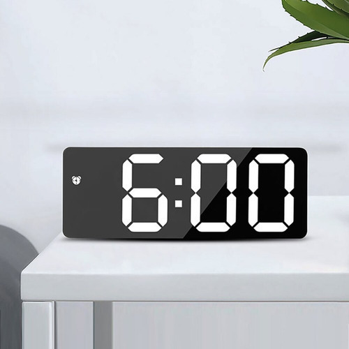 Relógio Digital De Mesa E Parede Com Data E Alarme Alto