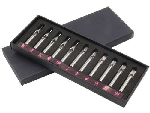 Puntillas Máquina Tatuaje Tradicional Reutilizables Acero