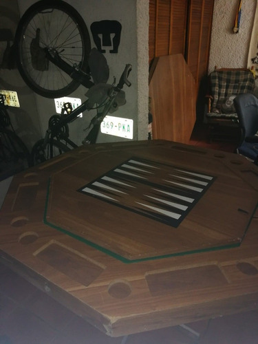 Mesa De Multijuegos Poker, Blackjack, Ajedrez. (Usado)