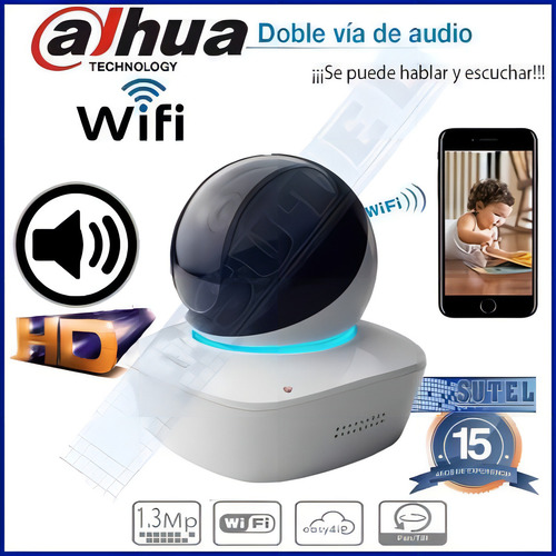 Câmera de segurança Dahua IPC-A15 com resolução HD 720p