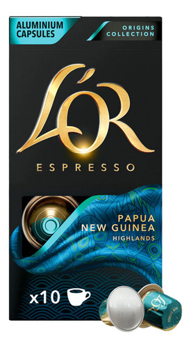 Caja 10 Capsulas Cafe Lor Nespresso Origins Papua New Guinea