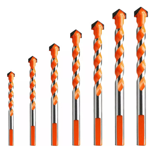 Kit De Brocas Super Drill Hole All Diamond, 7 Unidades