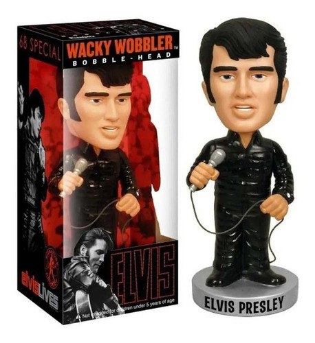 Funko Wacky Wobbler Elvis Presley (black Suit