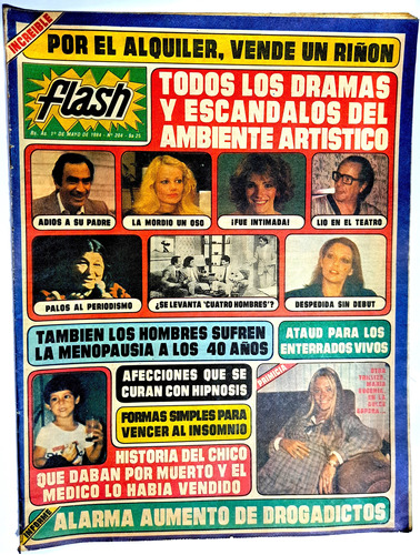 Revista / Flash / Nº 204 / Año 1984 / Mercedes Sosa