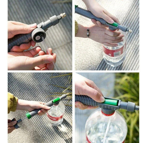 . Cabezal Rociador Universal For Botellas: Jardín Y Lavado