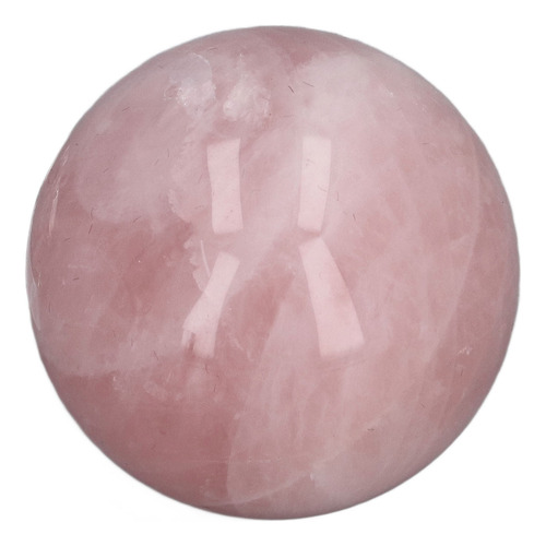 Bola De Adivinación, Cristal Rosa, 2 Pulgadas, Cuarzo Rosa N