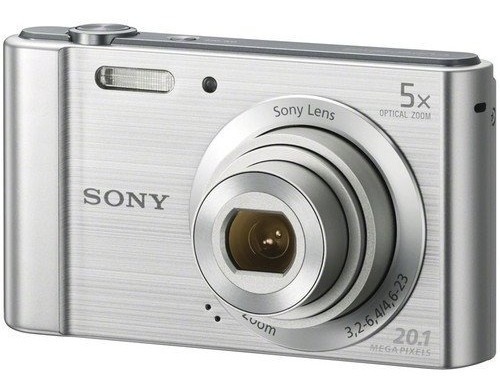 Câmera Sony Cyber-shot Dsc-w800 20.1 Mp Prata 12x S/juros