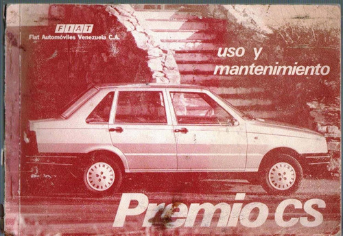 Manual De Uso Y Mantenimiento Fiat Premio Cs Elegant 1992