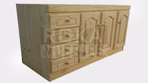 Imagen 2 de 3 de Bajo Mesada De 160 Pino Roka