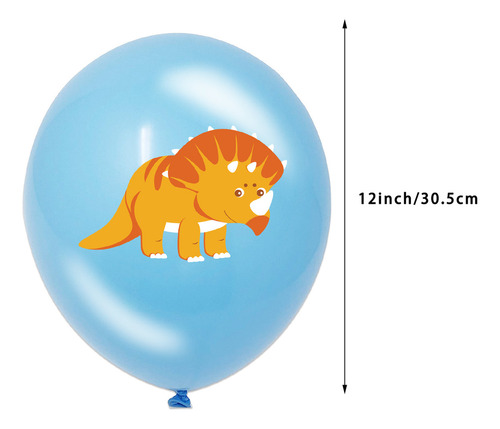 Kit Fiesta Decoración Globos Cumpleaños Dinosaurios 50pcs
