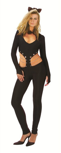 Disfraz Para Mujer Bigotes Salvajes Talla M 6-8 Halloween