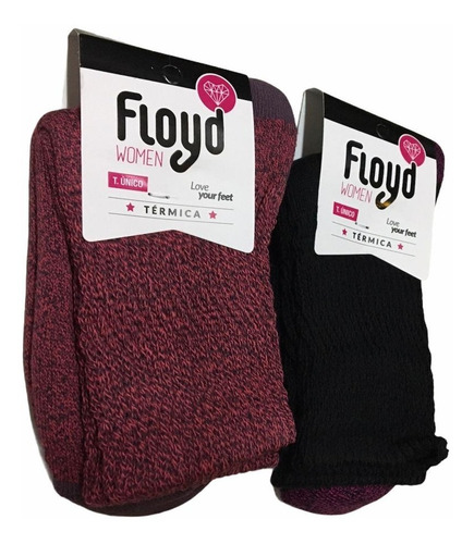 Pack X 6 Media Termica Dama Floyd Lisa Colores Mj 15