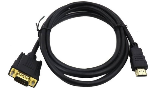 Imagen 3 de 3 de Cable Sscon Adaptador Hdmi A Vga 1080p De 1.8 Metros (x2u)