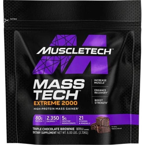 Proteína 80g En Polvo Muscletech Mass Tech Extreme 2000 6lb