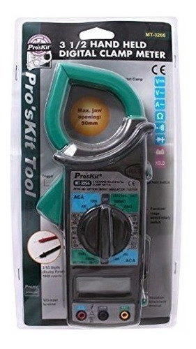 Imagen 6 de 8 de Pinza Amperimetrica Tester Multimetro Digital Proskit