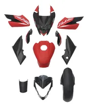 Comprar Kit Plasticos Completos Para Bajaj Rouser Ns200 Rojo Mtc