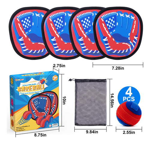 Juego De Pelota Para Lanzar Y Atrapar Marca Sin Modelo