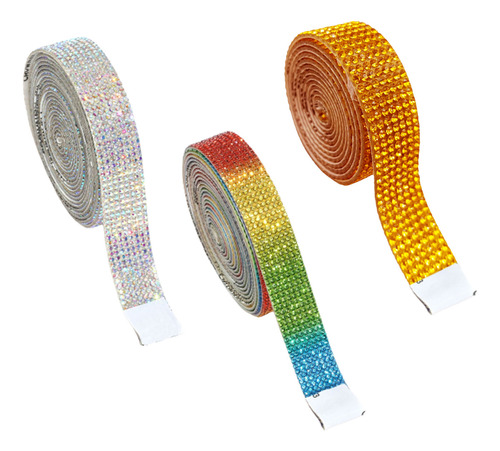 3rolls Present Making Bling For Car Pegatina Rhinestone