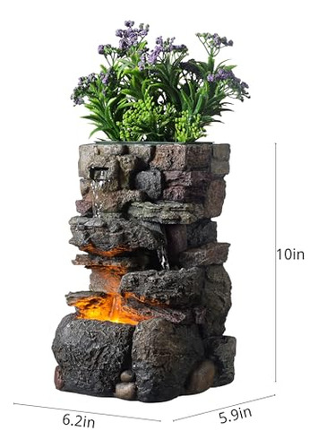 Fuentes De Interior Pequeñas De Mesa Con Cascadas De Agua, F