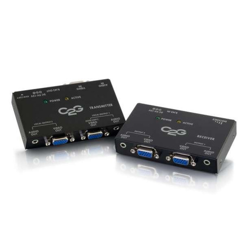 C2g De Corto Alcance Vga + 3,5 Mm De Audio Por Cat5 Kit