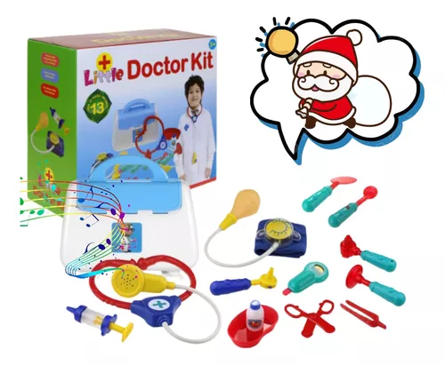 CELETOY Kit médico de juguete para niños, juego médico para niños pequeños  con estetoscopio y herramientas médicas, juguetes para niños de 3, 4, 5, 6