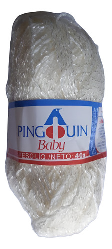 1 Kilo Ovillos De 40 G Hilo Suave Con Brillo Pingouin Baby Crema